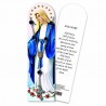 Bookmark "Miraculous Madonna" with glass Rosary 