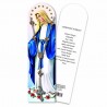 Bookmark "Miraculous Madonna" with glass Rosary 