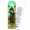 Bookmark "Saint Francis (birds)" with glass Rosary 