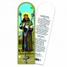 Bookmark "Saint Francis (birds)" with glass Rosary 