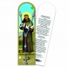 Bookmark "Saint Francis (birds)" with glass Rosary 