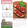 Calendar 31x34 cm ITALIAN COOKING 