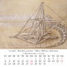 Calendar 8x8 cm LEONARDO DA VINCI'S MACHINES