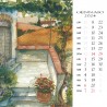 Calendar 8x8 cm TUSCANY WATERCOLORS