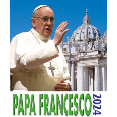 Calendar 16x17 cm POPE FRANICIS + SAINT PETER BASILICA
