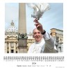 Calendar 31x34 cm POPE FRANCIS (GREY)