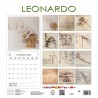 Calendar 31x34 cm - LEONARDO - MACHINES