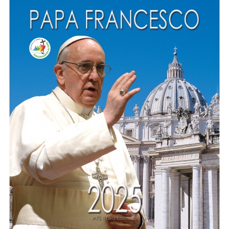 Calendar 31x34 cm - POPE FRANCIS + BASILICA