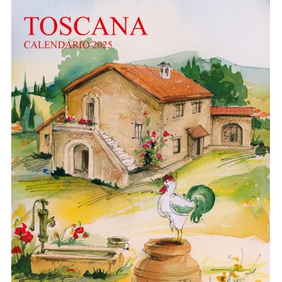 Calendar 31x34 cm - TUSCANY WATERCOLORS