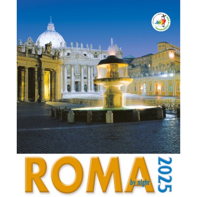 Calendar 16x17 cm ROME ST. PETER NIGHT