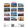 Calendar 16x17 cm FLORENCE OLD BRIDGE (PINK)