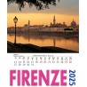 Calendar 16x17 cm FLORENCE OLD BRIDGE (PINK)