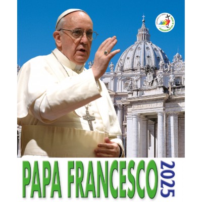 Calendar 16x17 cm POPE FRANCIS + SAINT PETER