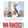 Calendar 16x17 cm POPE FRANCIS (BLUE)