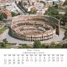 Calendario 8x8 cm ROMA FONTANA DI TREVI GIORNO
