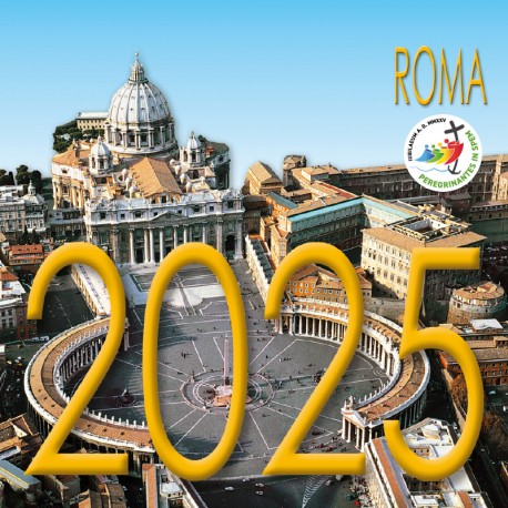 Calendar 8x8 cm ROME SAINT PETER DAY