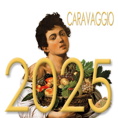 Calendar 8x8 cm CARAVAGGIO