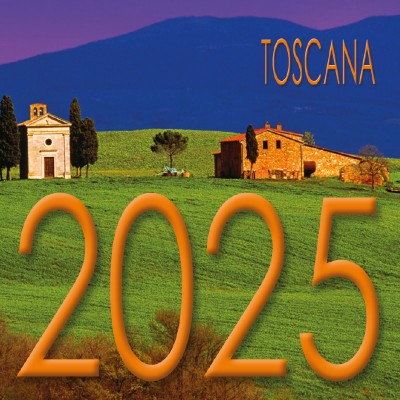 Calendario 8x8 cm TOSCANA VIOLA