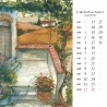 Calendar 8x8 cm TUSCANY WATERCOLORS