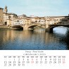 Calendar 8x8 cm TUSCANY TOWNS