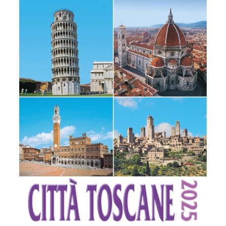 Calendar 16x17 cm tuscan cities