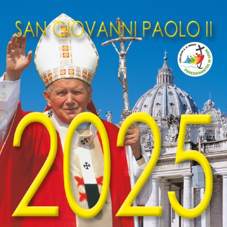 Calendario 8x8 cm PAPA FRANCESCO (VERDE)