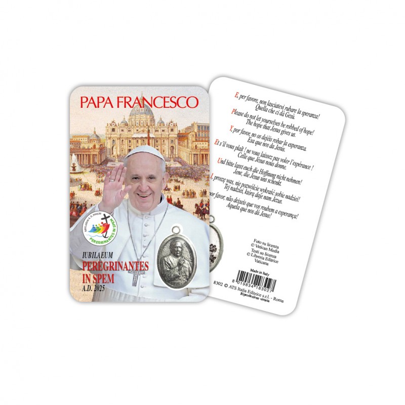 thumbnail image 2 of Pope Francis Prayer Card – Laminated Catholic Holy Card, Prayer For The Pope 2 of 6