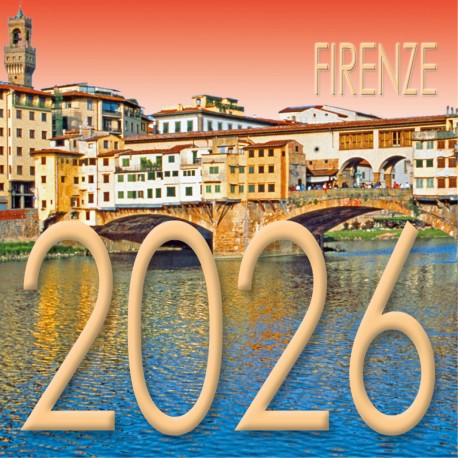 Calendar 8x8 cm FLORENCE OLD BRIDGE