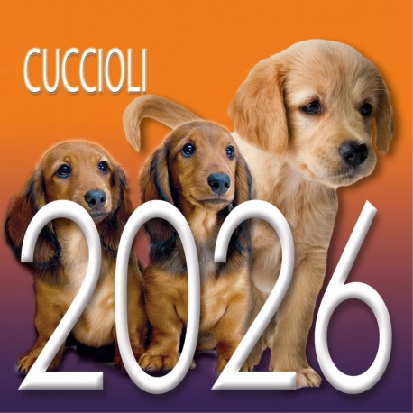 Calendario 8x8 cm CUCCIOLI