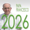 Calendar 8x8 cm POPE FRANCIS (GREEN)