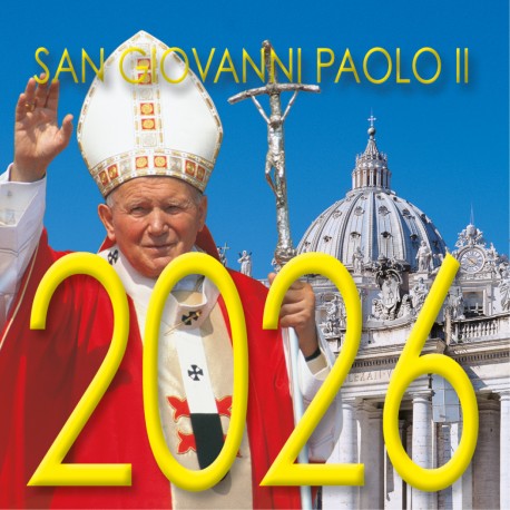 Calendario 8x8 cm SAN GIOVANNI PAOLO II