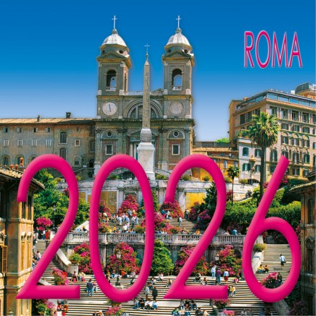 Calendar 8x8 cm ROME PIAZZA DI SPAGNA DAY