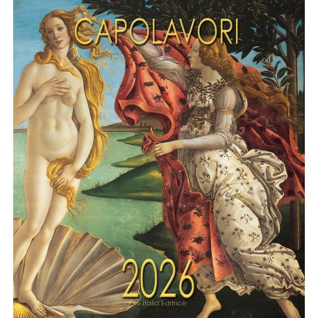 Calendario 31x34 CAPOLAVORI - NASCITA DI VENERE 