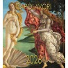 Calendario 31x34 CAPOLAVORI - NASCITA DI VENERE 