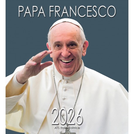 Calendario 31X34 PAPA FRANCESCO FONDO GRIGIO 