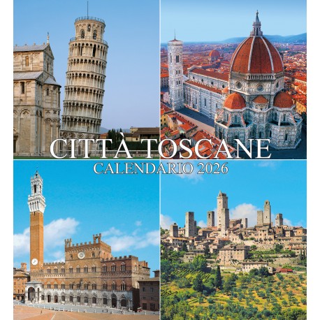 Calendario 31X34 CITTA' TOSCANE 