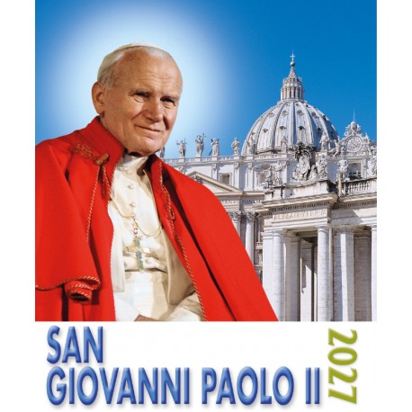 Calendario 16x17 cm SAN GIOVANNI PAOLO II