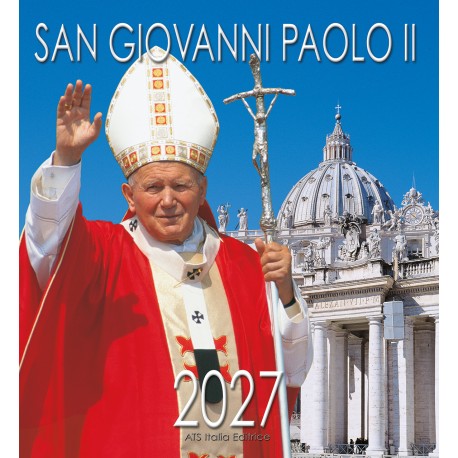 Calendario 31x34 cm - SAN GIOVANNI PAOLO II