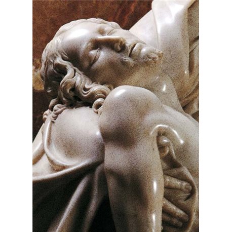 MICHELANGELO - PARTICOLARE DELLA PIETA' - Basilica San Pietro