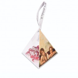 Piramide in PVC portarosario "Angeli" con Rosario in cristallo