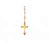 Wooden Jewellery case with glass Rosary - 24 FIRST COMMUNION