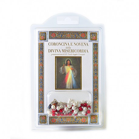 Libretto “Coroncina e Novena della Divina Misericordia” con rosario