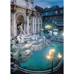 FONTANA DI TREVI NOTTURNA