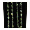 Crystal glass rosary mm 6 in velvet box