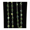 Crystal glass rosary mm 6 in velvet box