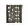 Imitation pearl rosary mm 8 in velvet box