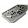 "The First Communion" with imitation pearl rosary mm 6 white or black in velvet box