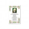 St. Pio - Holy picture on parchment paper