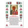 Madonna Czestochowa - Immagine sacra su carta pergamena
