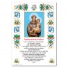 Sant' Antonio - Immagine sacra su carta pergamena